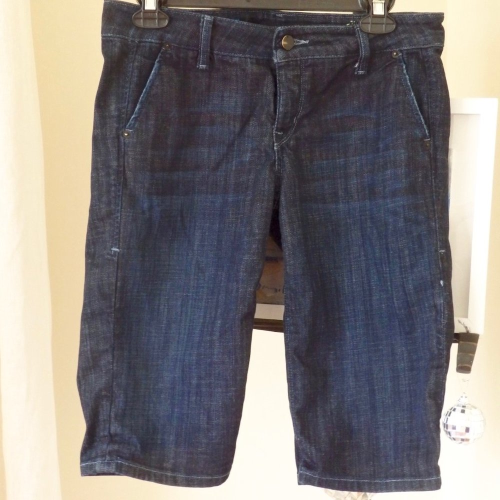 Fade to Blue Boyfriend Bermuda Shorts size 29 dark wash